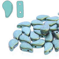 Paisley Duo 8mm x 5mm - Polychrome Mint Chocolate - PD8523980-94104
