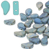 Paisley Duo 8mm x 5mm - Sapphire Matte Rembrandt - PD8530060-83500