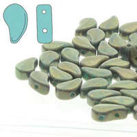 Paisley Duo 8mm x 5mm - Turquoise Green Luminous - PD8563130-15495