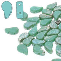 Paisley Duo 8mm x 5mm - Turquoise Green Rembrandt - PD8563130-43500