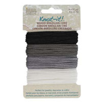 Brazilian 2 Ply Waxed Polyester Cord - PLY04-MIX03 - Day and Night