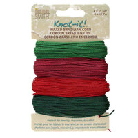 2 Ply Waxed Polyester Cord - PLY04-MIX11 - Vintage Christmas