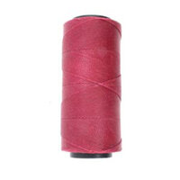 Brazilian 2 Ply Waxed Polyester Cord - PLY04-RAS - Raspberry