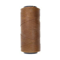 Brazilian 2 Ply Waxed Polyester Cord - PLY04-TAW - Tawny