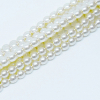 3mm Czech Glass Pearl - 150 Bead Strand - Cream - Shiny - 12141