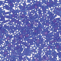 Miyuki Quarter Tila Bead - QTL151FR - Matte Transparent Cobalt AB