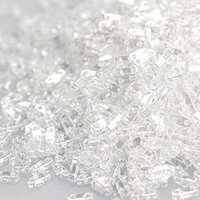 Miyuki Quarter Tila Bead - QTL160 - Crystal Luster