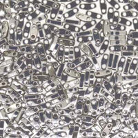 Miyuki Quarter Tila Bead - QTL194 - Palladium Plated