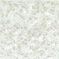 Miyuki Quarter Tila Bead - QTL420 - Opaque White Pearl