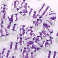 Rulla 3mm x 5mm - RUL3500030-44829 - Dark Violet Lined Crystal