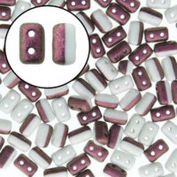 Rulla 3mm x 5mm - RUL3503849-29064 - Duet Black & White Polychrome Plum