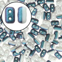 Rulla 3mm x 5mm - RUL3503849-29074 - Duet Black & White Polychrome Blueberry