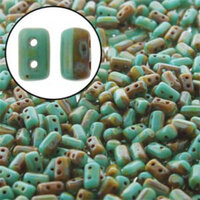 Rulla 3mm x 5mm - RUL3563132-86805 - Duets Green Turquoise Dark Travertine