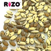 Rizo 2.5mm x 6mm - RZ256-10060-26471 - Matte Topaz Amber