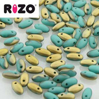 Rizo 2.5mm x 6mm - RZ256-63140-26471 - Matte Jade Amber