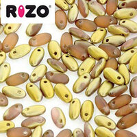 Rizo 2.5mm x 6mm - RZ256-71010-26471 - Matte Rose Amber