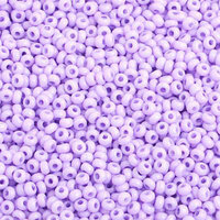 Preciosa 10/0 Rocaille Seed Beads - SB10-03123 - Dyed Chalk Purple SOLGEL