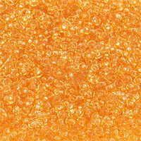 Preciosa 10/0 Rocaille Seed Beads - SB10-10020 - Transparent Light Topaz