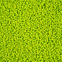 Preciosa 10/0 Rocaille Seed Beads - SB10-16A54M - Matte Light Green - Terra Intensive