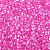 Preciosa 10/0 Rocaille Seed Beads - SB10-18225 - Silver Lined Dyed Mauve