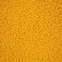 Preciosa 10/0 Rocaille Seed Beads - SB10-22002 - Chalk Dark Yellow - PermaLux