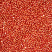 Preciosa 10/0 Rocaille Seed Beads - SB10-22004 - Chalk Orange - PermaLux