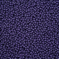 Preciosa 10/0 Rocaille Seed Beads - SB10-22015 - Chalk Dark Violet - PermaLux