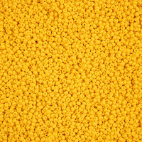 Preciosa 10/0 Rocaille Seed Beads - SB10-22M02 - Matte Chalk Dark Yellow - PermaLux
