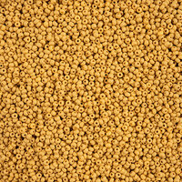 Preciosa 10/0 Rocaille Seed Beads - SB10-22M03 - Matte Chalk Yellow-Brown - PermaLux