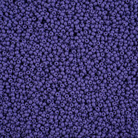 Preciosa 10/0 Rocaille Seed Beads - SB10-22M15 - Matte Chalk Dark Violet - PermaLux