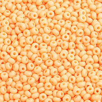 Preciosa 10/0 Rocaille Seed Beads - SB10-26850M - Opaque Orange Matt
