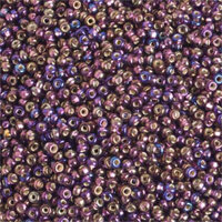 Preciosa 10/0 Rocaille Seed Beads - SB10-27069 - Silver Lined Purple AB