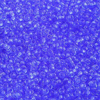 Preciosa 10/0 Rocaille Seed Beads - SB10-30030 - Transparent Medium Blue