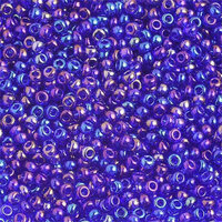 Preciosa 10/0 Rocaille Seed Beads - SB10-31100 - Transparent Iris Navy Blue
