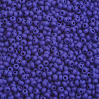 Preciosa 10/0 Rocaille Seed Beads - SB10-33070M - Opaque Dark Royal Blue Matt