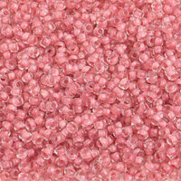 Preciosa 10/0 Rocaille Seed Beads - SB10-38395 - Crystal Lined Terracotta Terra Color