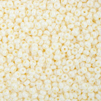 Preciosa 10/0 Rocaille Seed Beads - SB10-46381 - Opaque Cream