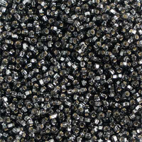 Preciosa 10/0 Rocaille Seed Beads - SB10-47010 - Silver Lined Grey