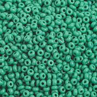 Preciosa 10/0 Rocaille Seed Beads - SB10-53240 - Opaque Medium Dark Green