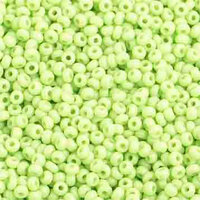 Preciosa 10/0 Rocaille Seed Beads - SB10-53410 - Opaque Pale Green
