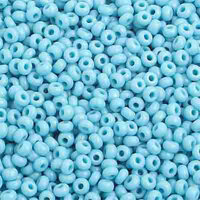 Preciosa 10/0 Rocaille Seed Beads - SB10-63030 - Opaque Turquoise Blue