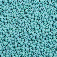 Preciosa 10/0 Rocaille Seed Beads - SB10-63130M - Opaque Turquoise Matt