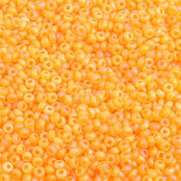 Preciosa 10/0 Rocaille Seed Beads - SB10-81060M - Transparent Gold Yellow AB Matt