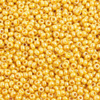 Preciosa 10/0 Rocaille Seed Beads - SB10-83111 - Opaque Yellow Luster