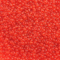 Preciosa 10/0 Rocaille Seed Beads - SB10-90030 - Transparent Orange