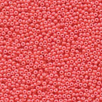 Preciosa 11/0 Rocaille Seed Beads - SB11-03691 - Opaque Salmon Sol Gel
