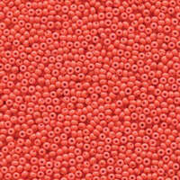 Preciosa 11/0 Rocaille Seed Beads - SB11-09351 - Opaque Coral Sol Gel