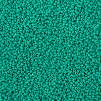 Preciosa 11/0 Rocaille Seed Beads - SB11-16A58M - Matte Dark Green - Terra Intensive
