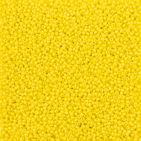 Preciosa 11/0 Rocaille Seed Beads - SB11-16A86M - Matte Yellow - Terra Intensive