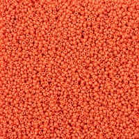 Preciosa 11/0 Rocaille Seed Beads - SB11-16A91M - Matte Orange - Terra Intensive